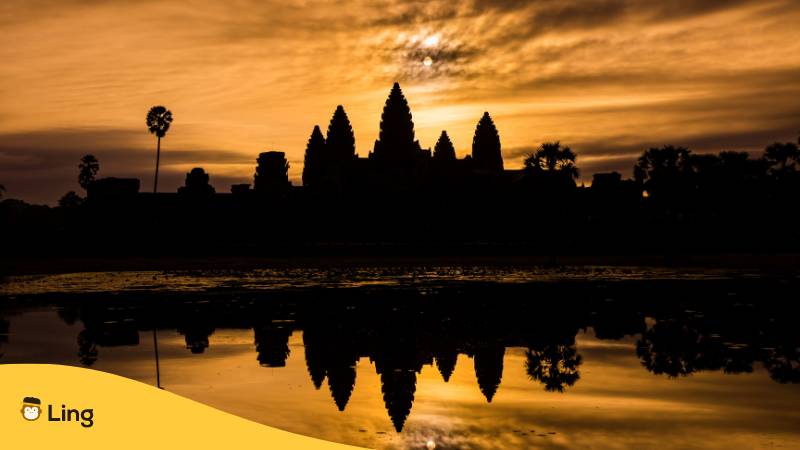 Angkor Wat im Sonnenaufgang ist ein Must Do während deiner Reise nach Kambodscha