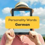 Common Personality Words In German