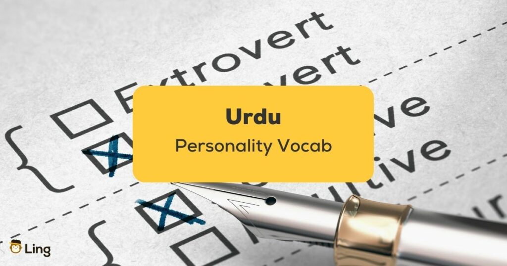 Urdu Personality Vocab_ling app_learn urdu_Personality Types