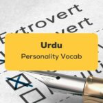 Urdu Personality Vocab_ling app_learn urdu_Personality Types