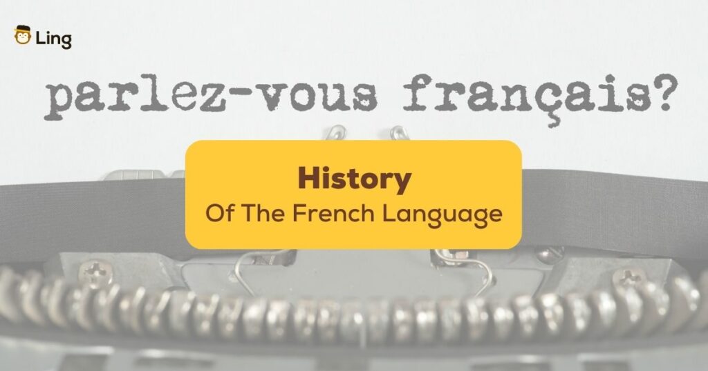 history of the french language