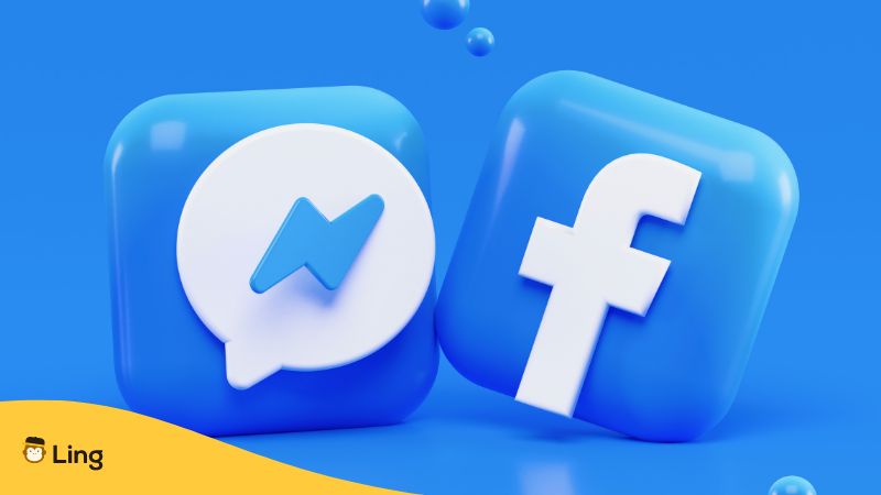 facebook and facebook messenger logo