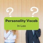 Personality Vocabulary In Lao Ling app