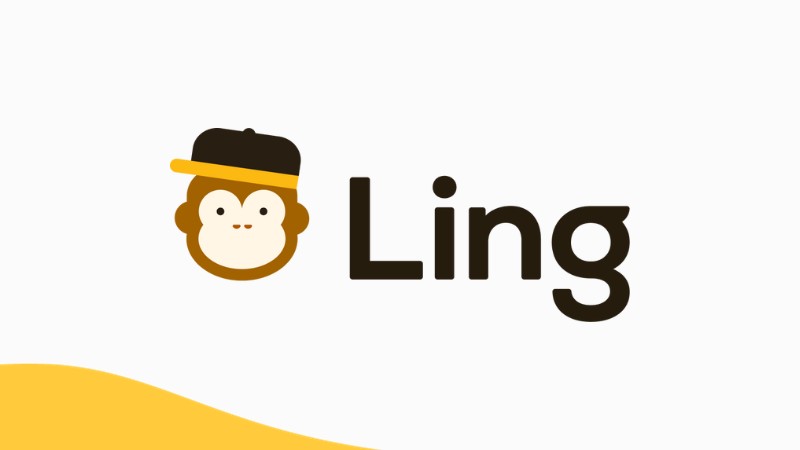 best apps to learn english- in 2023 - Ling app monkey logo