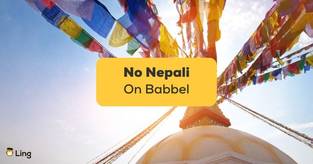 No Nepali On Babbel-ling-app