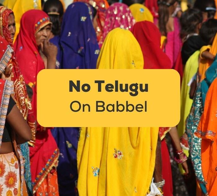 No Telugu on Babbel-ling-app-India