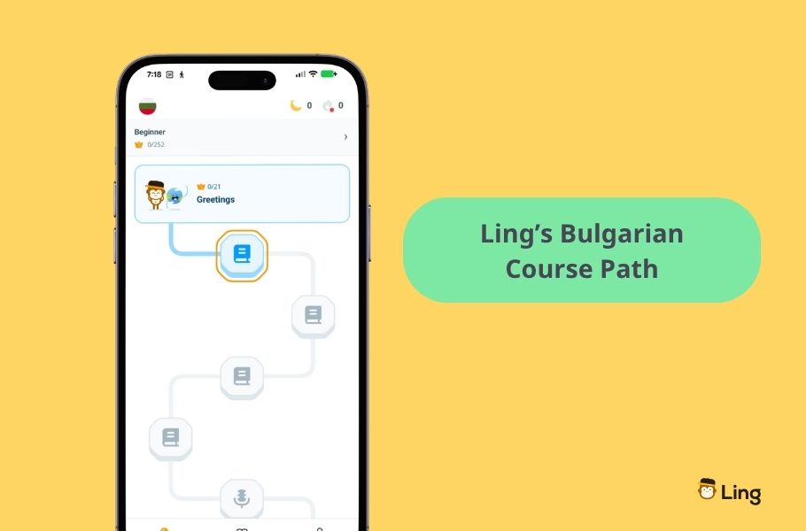 Screenshot Of The Ling App’s Bulgarian Course