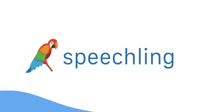 A photo of Speechling's logo.