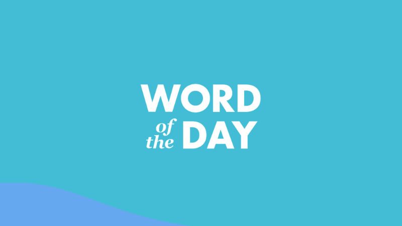 A photo of Word of the Day's logo.