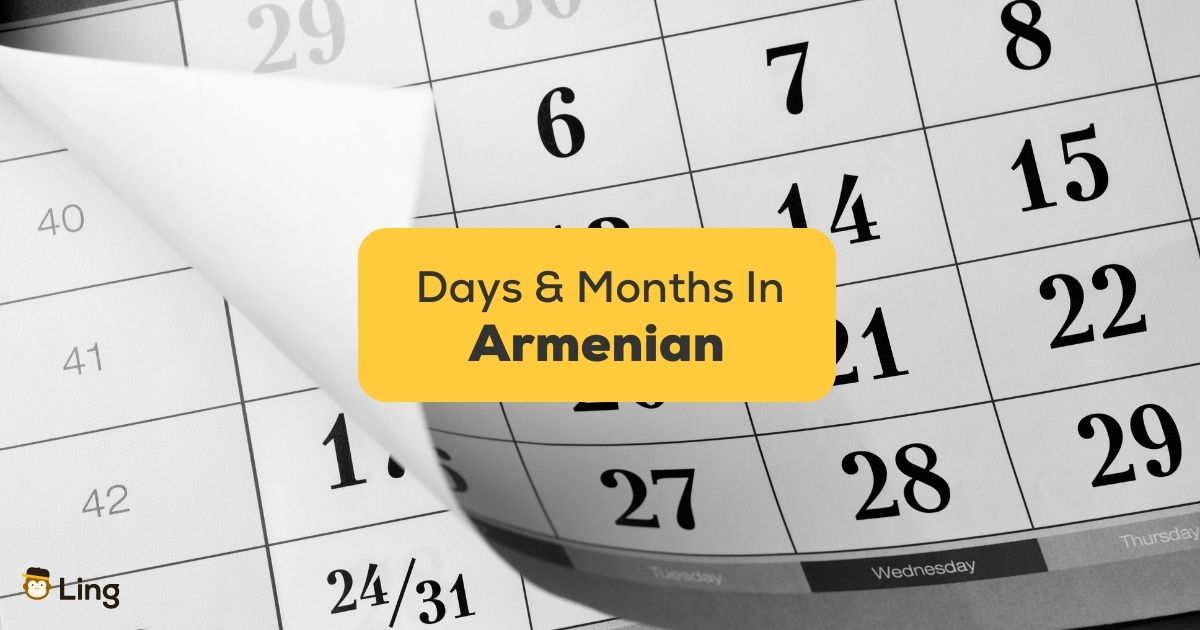 Learn to Speak Armenian Language tutorial (Days of the week,Months,Seasons)  