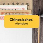 Briefpapier mit Chinesisches Alphabet
