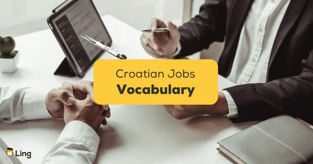 Croatian Jobs Vocabulary