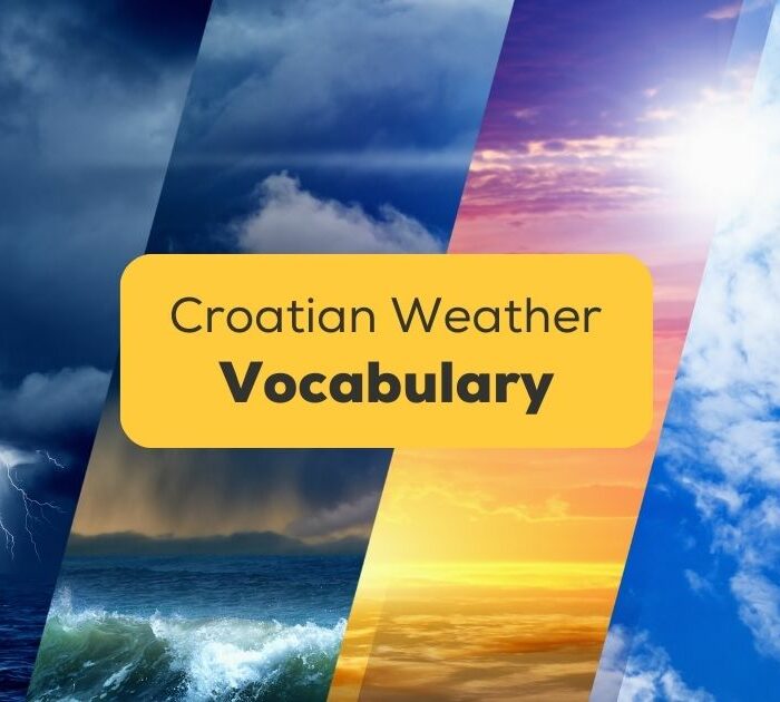 Croatian Weather Vocabulary