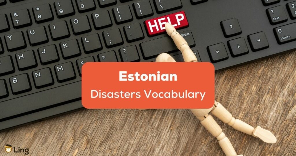 Estonian disasters vocabulary