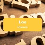 Lao idioms ling app
