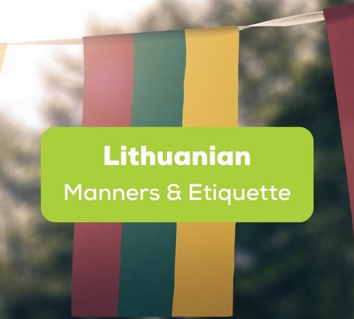 Lithuanian manners and etiquette