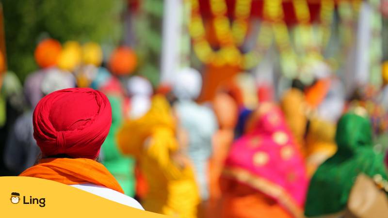 Lerne mit der Ling-App alles über das Punjabi Volk