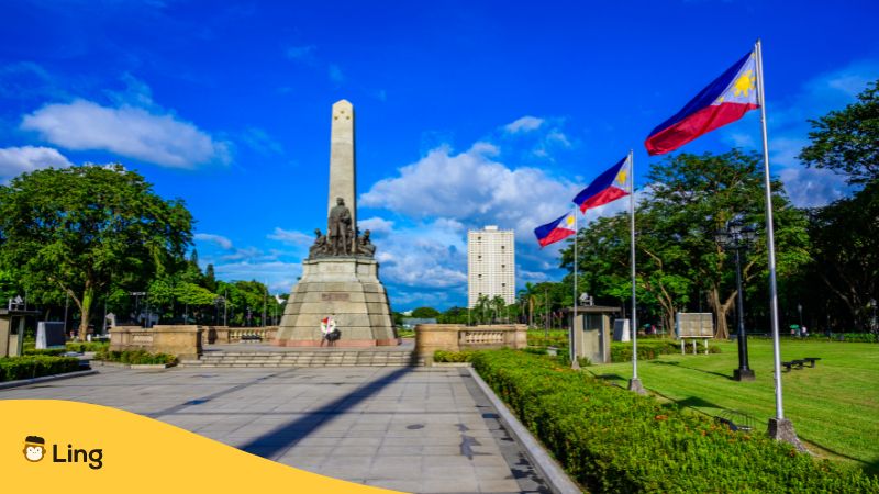 luneta or rizal park in manila philippines