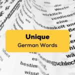 unique German words