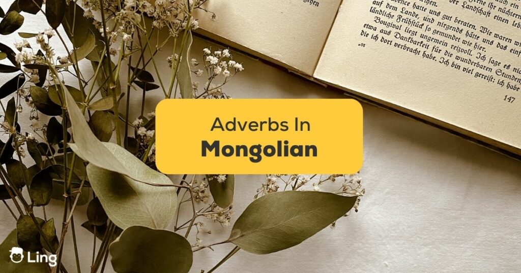 adverbs in mongolian