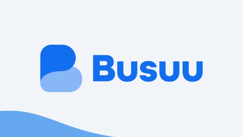 A photo of Busuu's logo.