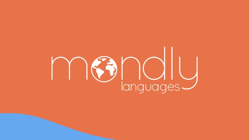A photo of Mondly's logo.