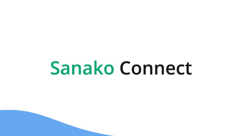 A photo of Sanako Connect's official logo.