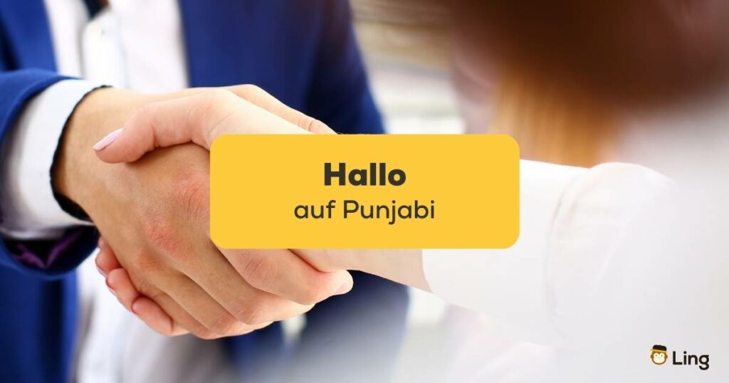 Hände schütteln und Hallo auf Punjabi sagen lernen mit Ling