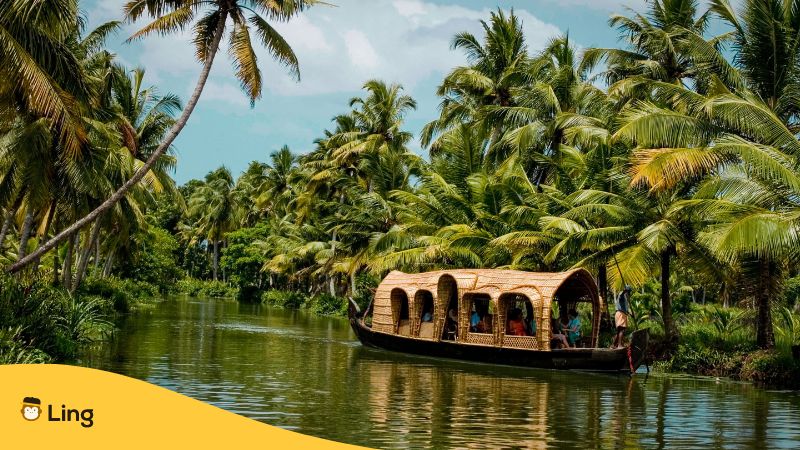 Kerala backwaters History of Malayalam language