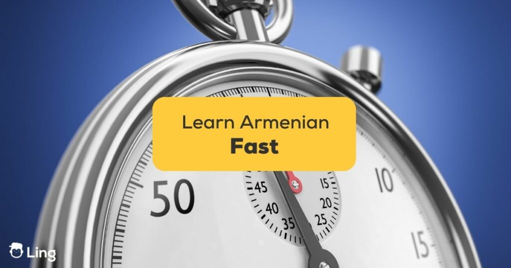 how to learn armenian fast