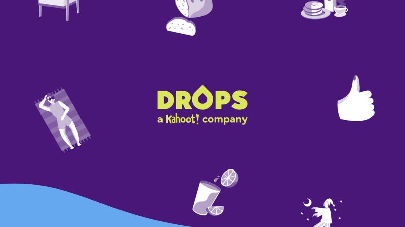 A photo of Drop's logo.