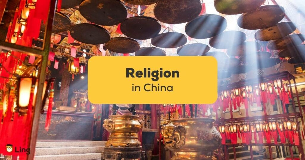 Religion in China Chinesischer buddhistischer Tempel