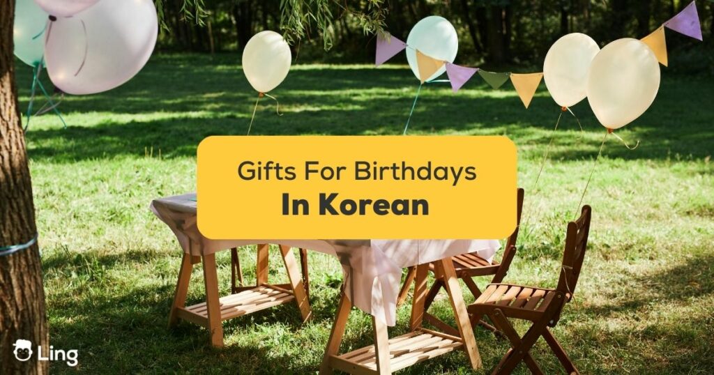 Korean Gifts For Birthdays