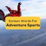 Korean-Words-For-Adventure-Sports-ling-app-person-that-is-skydiving