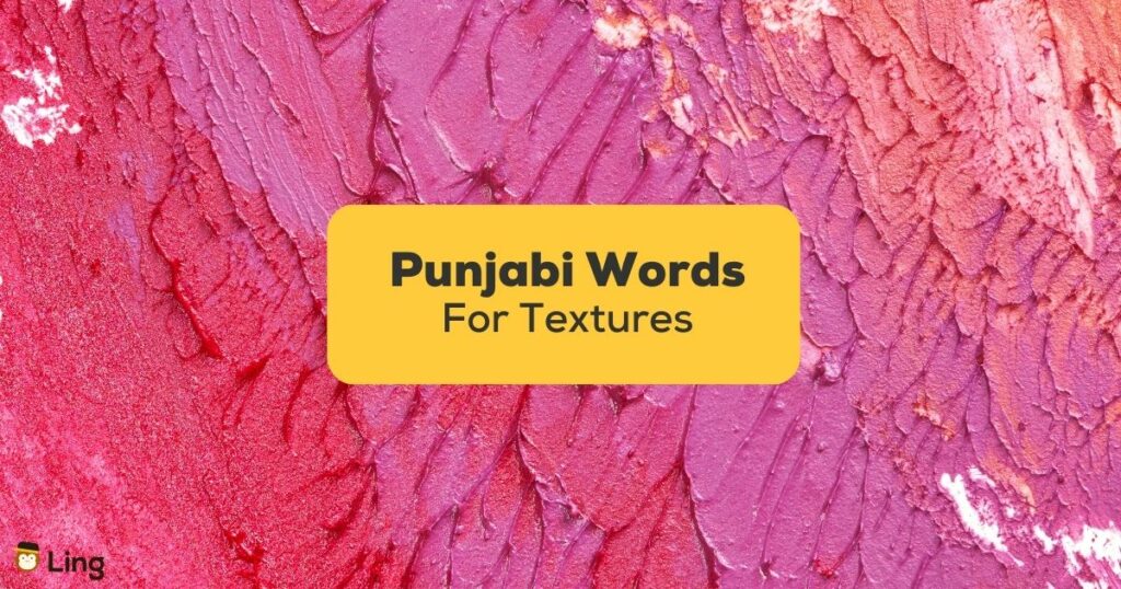 Punjabi Words For Textures