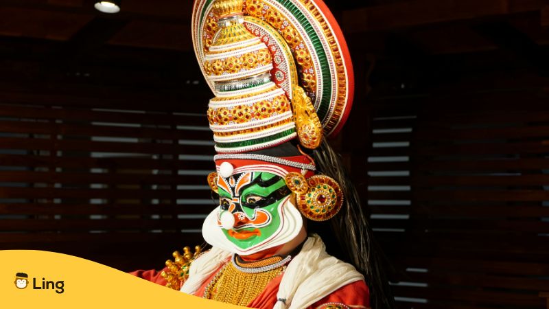 Malayalam-Art-Vocabulary-ling-app-keralan-artistic-and-traditional-costume