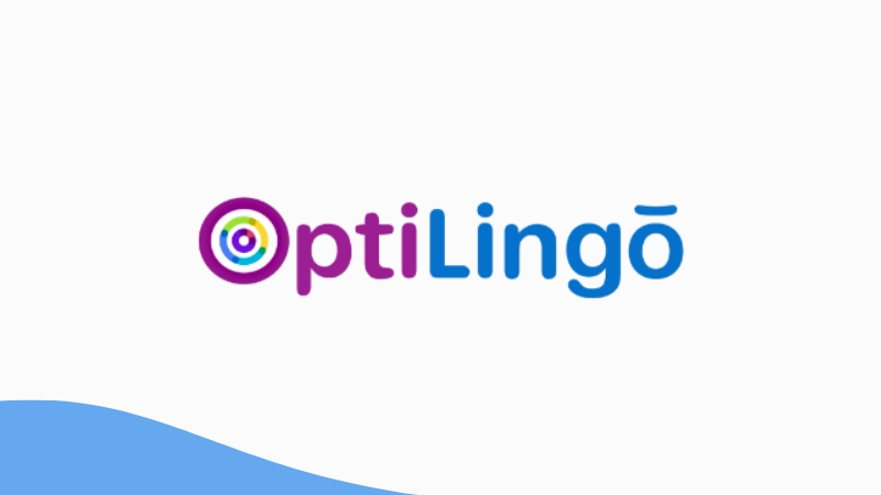 A photo of OptiLingo's logo.