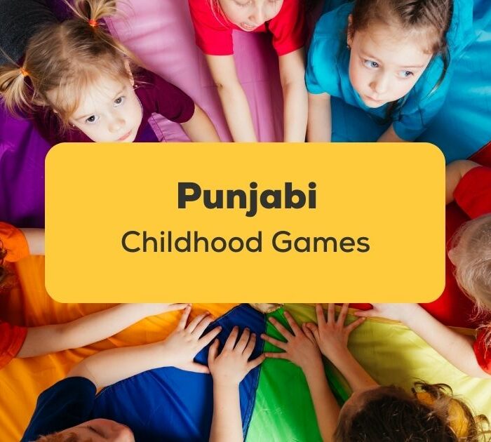 Punjabi Childhood Games_ling app_learn punjabi_Children sitting and playing