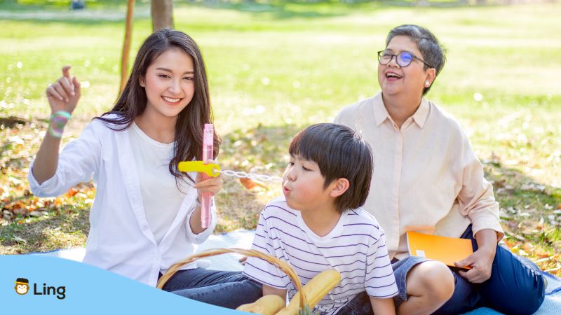 Vietnamese words for picnic Ling App activities