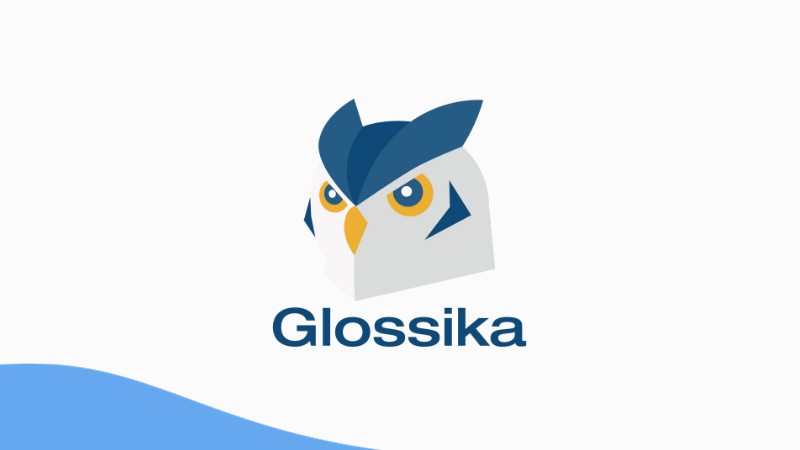 A photo of Glossika's logo.