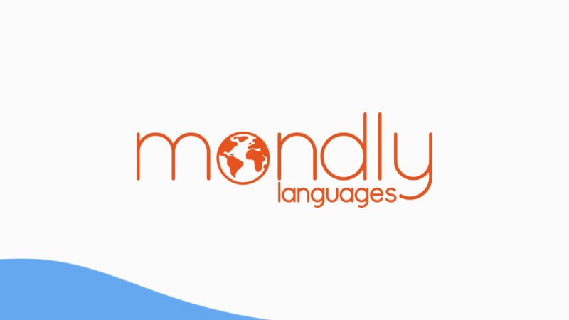 A photo of Mondly's logo.