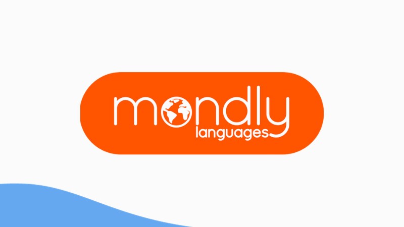 apps to learn Bengali for kids - A photo of Mondly's logo.