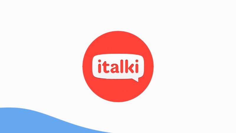 A photo of italki's logo.