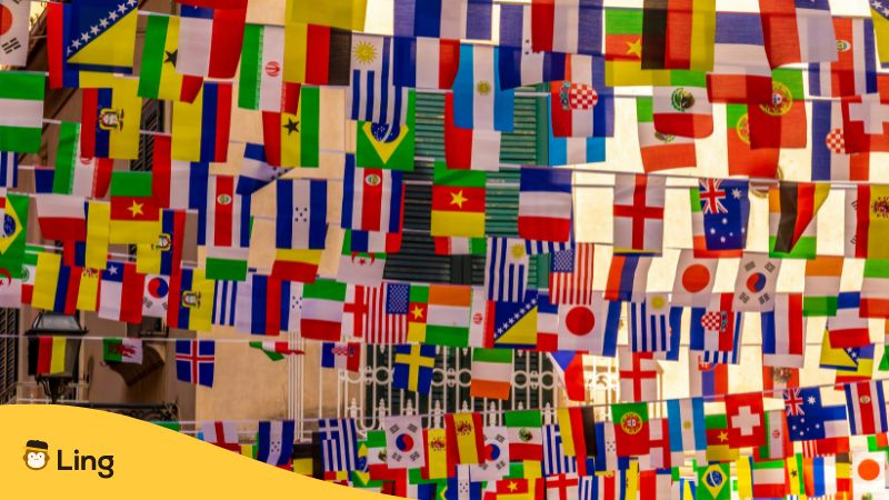 Many flags - Ling app apps to master multiple languages