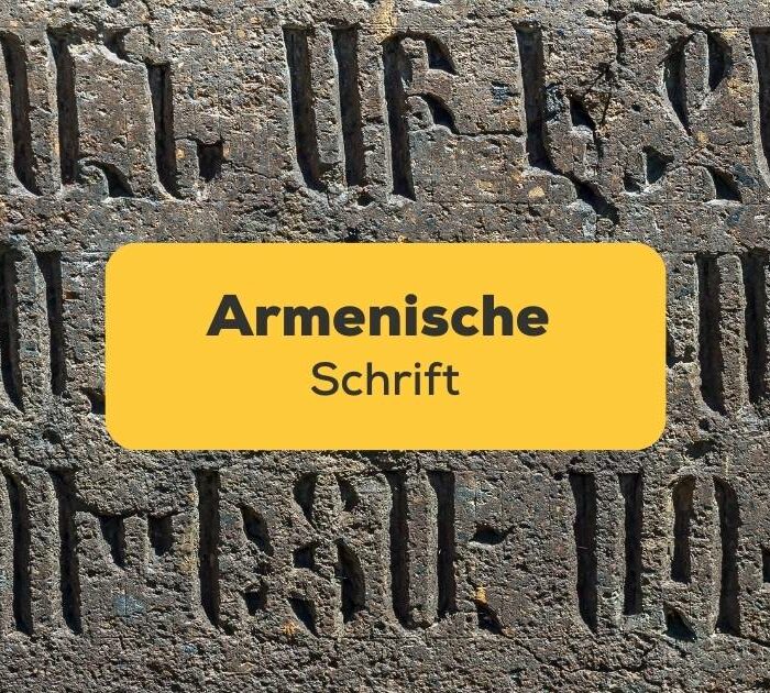 Lerne mit der Ling-App die armenische Schrift zu lesen und schreiben