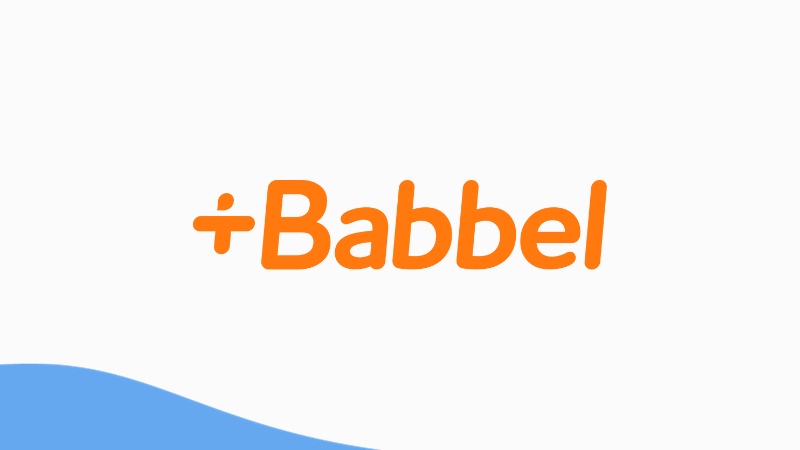 A photo of Babbel's logo.