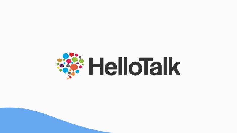 A photo of HelloTalk's logo.