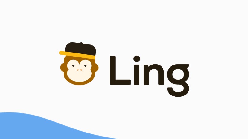 A photo of Ling's monkey logo, one of the best budget friendly language apps today.