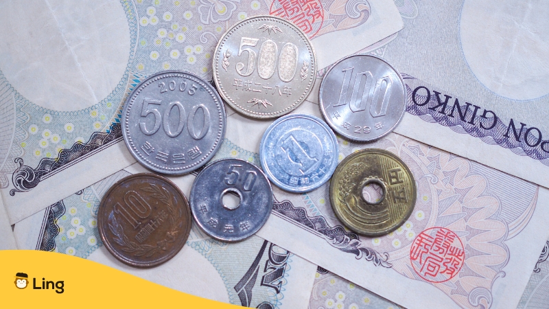 japanese currency-ling-app-yen coins