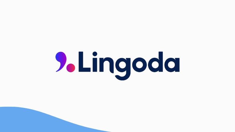 A photo of Lingoda's logo.
